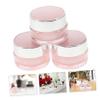Baluue 4-Pack 5 g Airless Acrylic Cream Jars, Airtight Travel Containers, Space-Saving Portable Lotion Bottles view 4