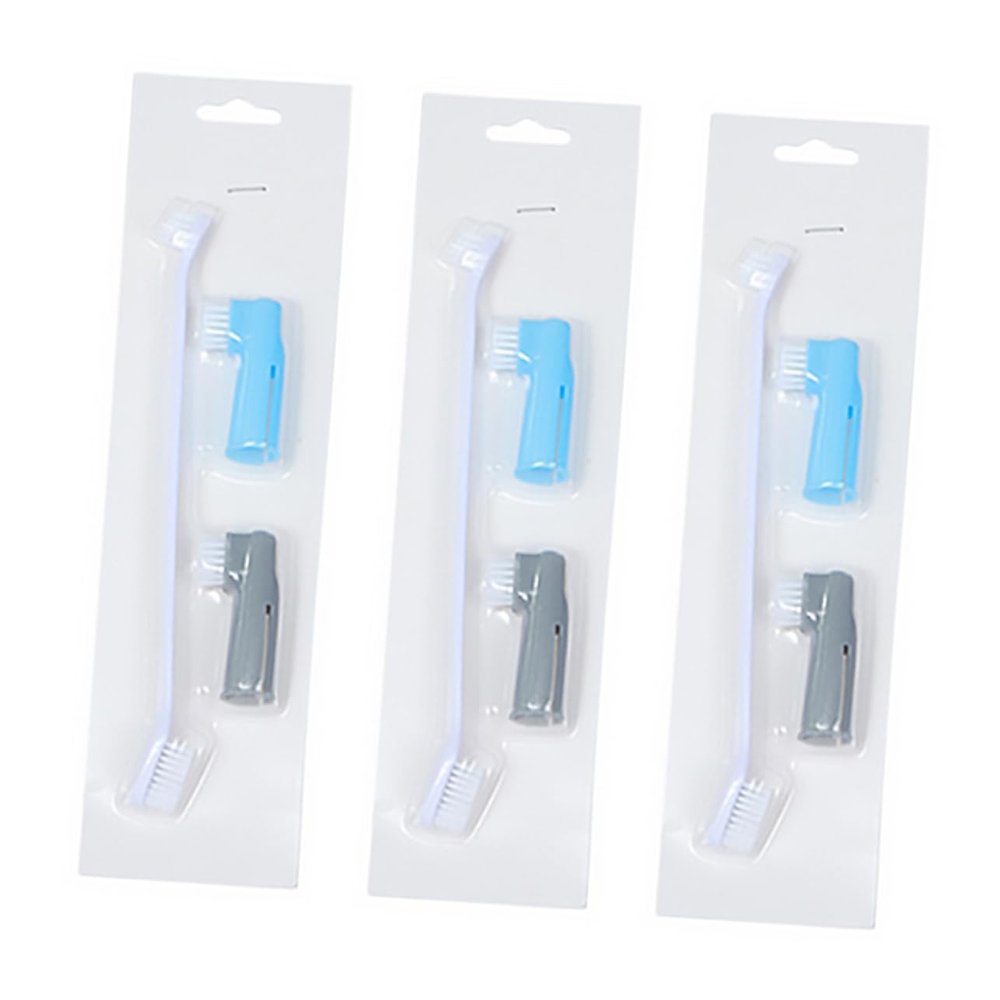 BUGUUYO 3-Piece Pet Toothbrush Set