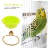 BESPORTBLE 1-Set Bird Bath for Budgies and Parrots, Reusable Durable Bathtub with Holder, Easy to Clean, for Indoor Use view 3