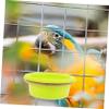 BESPORTBLE 1-Set Bird Bath for Budgies and Parrots, Reusable Durable Bathtub with Holder, Easy to Clean, for Indoor Use view 4