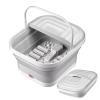 Electric Foot Soaking Tub, Folding Foot Bath with Heating Function view 1