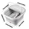 Electric Foot Soaking Tub, Folding Foot Bath with Heating Function view 2
