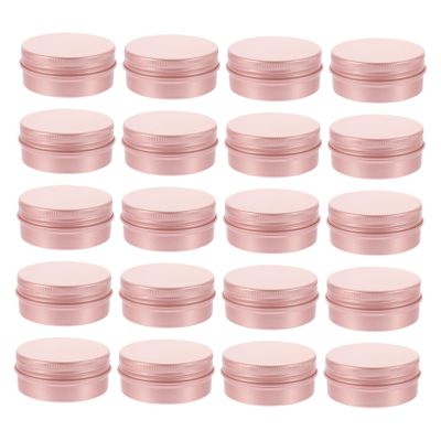 Baluue 30 ml Aluminum Storage Tins with Screw-Top Lids, 20-Pack