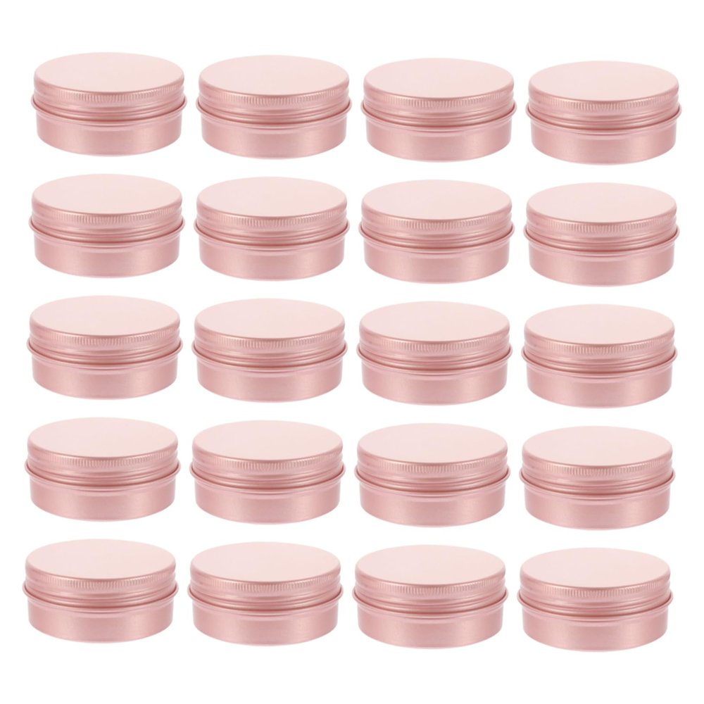 Baluue 30 ml Aluminum Storage Tins with Screw-Top Lids, 20-Pack