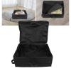 Portable Fabric Cat Litter Box, Foldable, Leakproof, Water-Resistant, Black view 4