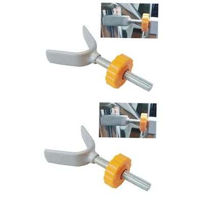 SEWOART 2-Piece Y-Spindle Banister Adapters for Baby and Pet Gates