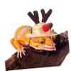 Pet Christmas Hat and Scarf Set with Leash for Bearded Dragons and Lizards view 3
