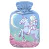 2 L Hot Water Bottle with Soft Plush Cover, Astronaut Unicorn Design view 1