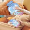 2 L Hot Water Bottle with Soft Plush Cover, Astronaut Unicorn Design view 2