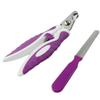 BESPORTBLE Stainless Steel and Plastic Nail Clippers for Dogs and Cats, Spring-Loaded Handle view 1