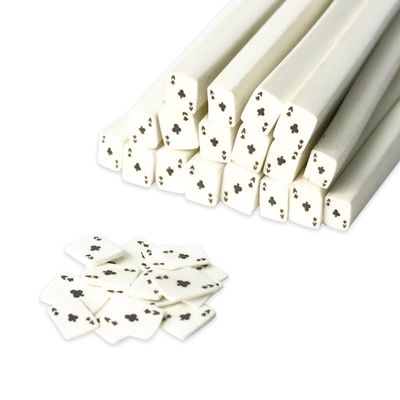 MyTinyWorld 4-Piece Handmade Ace of Clubs Playing Card Nail Art Cane Set