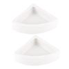 BESPORTBLE 2-Piece Ceramic Reptile Bowls with Thick Rim and Stable Triangle Design, Escape-Resistant Feeding Bowls for Lizards and Reptiles view 1