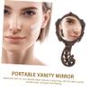 IWOWHERO Retro Vintage-Style Folding Hand Mirror view 3