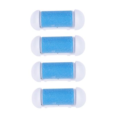 Replacement Rollers for Electric Foot File, 10 Plastic Rollers, Blue