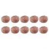 10 x Durable Copper Wire Scouring Pads for Tough Cleaning Jobs view 1