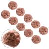 10 x Durable Copper Wire Scouring Pads for Tough Cleaning Jobs view 3