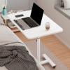 Height-Adjustable Overbed Table with Laptop Stand, Hospital Bed Desk with Standing Function, for Various Bed Heights view 3