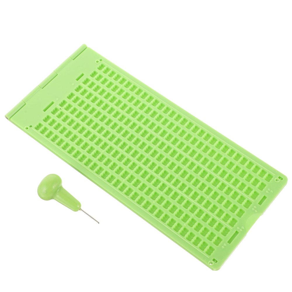 Portable Plastic Braille Writing Slate for the Blind