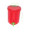 KITANDOVE Mini Strawberry Trash Can Bird Toy, 1 Piece view 2