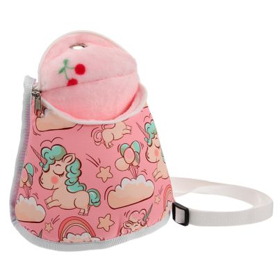 TOGEVAL Breathable Hamster Carrier Bag, Canvas and Plush, Soft, Warm and Lightweight for Travel and Camping
