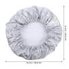 Double-Layer Shower Caps, 3-Pack, Satin and PEVA view 2