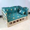 Elevated Dog Bed with Cushion view 2