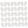SEWOART 5 Sets Silicone Nose Pads for Glasses, Comfortable Nose Grips, 20 Pairs x 5 view 1