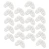 SEWOART 5 Sets Silicone Nose Pads for Glasses, Comfortable Nose Grips, 20 Pairs x 5 view 4