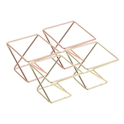 BELLIFFY 4-Piece Portable Carbon Steel Makeup Sponge Holders