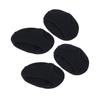 Silicone Gel Forefoot Pads with 2 Holes, 1 Pair, Black view 1