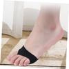 Silicone Gel Forefoot Pads with 2 Holes, 1 Pair, Black view 2
