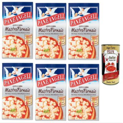 Italian Gourmet Mastro Fornaio Dry Yeast 6 x 42 g for Pizza