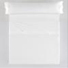 White Sheet Set for 105 cm Bed (3 Pieces) - 100% Cotton - 200 Thread Count view 1