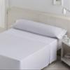 White Sheet Set for 105 cm Bed (3 Pieces) - 100% Cotton - 200 Thread Count view 3