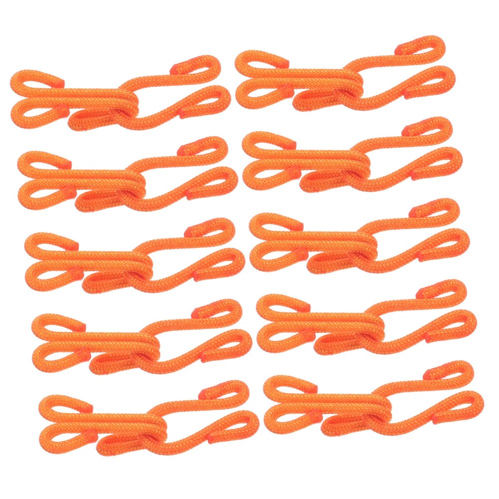 Invisible Coat Button Hooks for Clothing and Collars, 10 Pairs