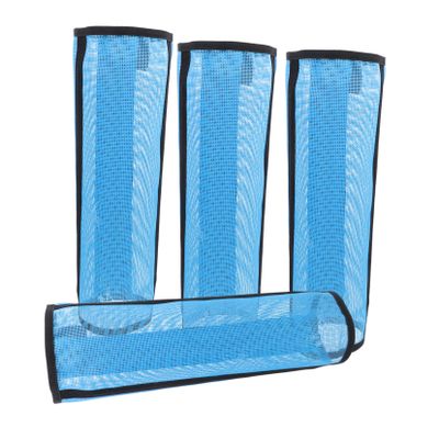 BELLIFFY 4-Pack Blue Fly Boots for Horses, Breathable Polyester