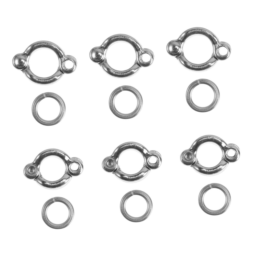 BUGUUYO 6-Piece Stainless Steel Bird Leg Bands