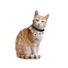 Handwoven Adjustable Dog Collar with Bell, Black view 4