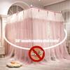 Double-Layer Four-Post Bed Canopy Mosquito Net for Girls and Adults view 4