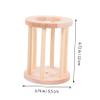 BESPORTBLE Wooden Hanging Hay Feeder for Small Animals view 2