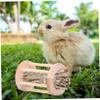 BESPORTBLE Wooden Hanging Hay Feeder for Small Animals view 4