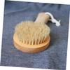 20 cm Shower Brush with Short Handle, Polyester Bristles view 3