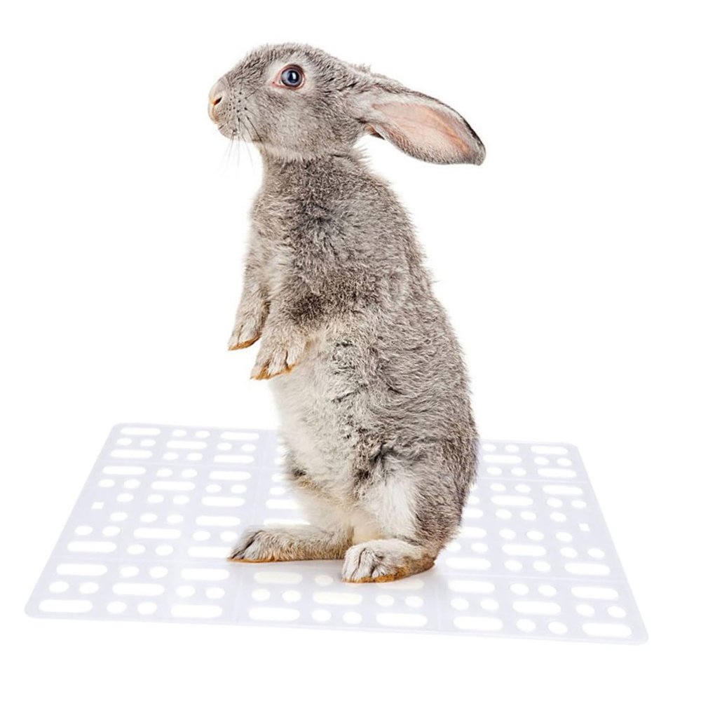 BUGUUYO Fupolster 2-Pack Plastic Mats with Secure Tabs for Cages