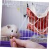 BUGUUYO Warm 3-Layer Flax Hamster Hammock, Comfortable Sleeping Nest for Small Rodents view 2