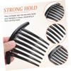 Baluue 10-Piece Acrylic Half-Moon Hair Combs with 7 Teeth view 3