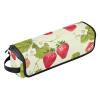 FRODOTGV Strawberry Pattern Travel Bag, Red, with Removable Heat-Resistant Mat view 1