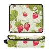 FRODOTGV Strawberry Pattern Travel Bag, Red, with Removable Heat-Resistant Mat view 3