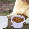Portable Dog Bowl with Waste Bag Holder view 3