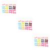 BUGUUYO 3-Piece Pet Hair Bows with Alligator Clips, Random Colors and Patterns view 1