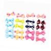 BUGUUYO 3-Piece Pet Hair Bows with Alligator Clips, Random Colors and Patterns view 3